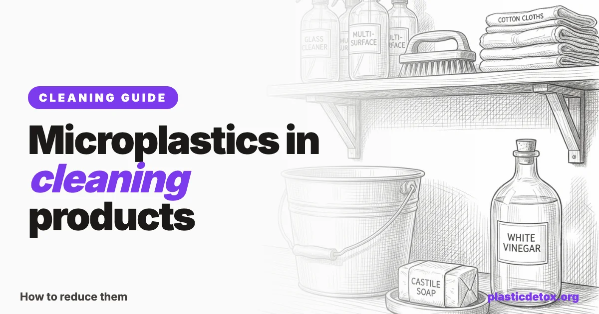 Microplastics in Cleaning Products: Safe Swaps | Plastic Detox